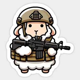 Tactical Sheep Sticker